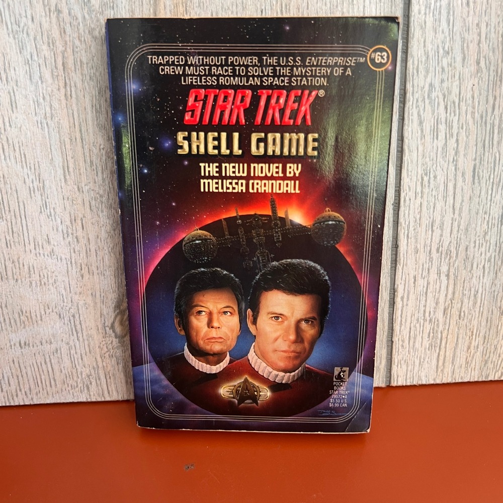 Star Trek Shell Game Melissa Crandall Pocket Books 63 Paperback 1993 First Print